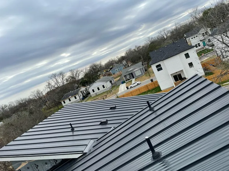 Standing seam metal roof panels with vents for Skylight Repair in Detroit